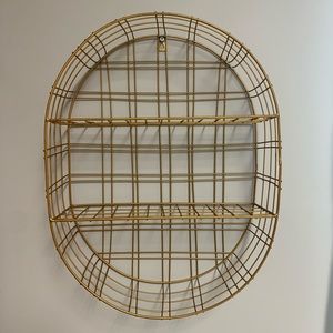 Golden Wire Shelf